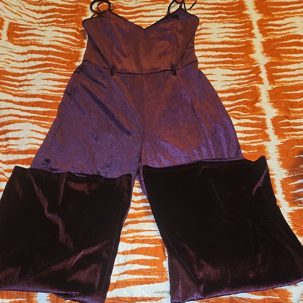 Forever 21 Deep Purple Velvet Dress